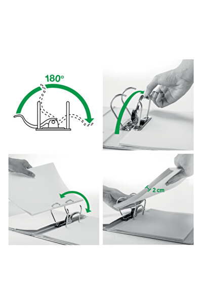 Leitz 1106 Active Wow - Black Elastic Large Folder