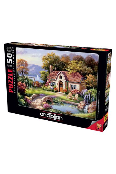 Anatolian Puzzle 1500 Pieces Stone Bridge Mansion 4559