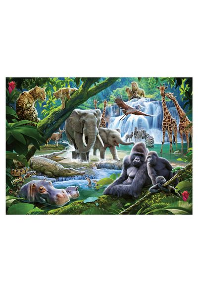 RAVENSBURGER 100 قطعة لغز الحيوانات البرية Rpk 129706
