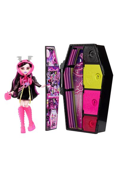 MONSTER HIGH Skulltimates Secrets Neon Frights Series - Draculaura HNF78