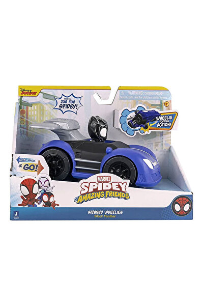 Marvel Spidey Çek Bırak Araba Black Panter SNF0014
