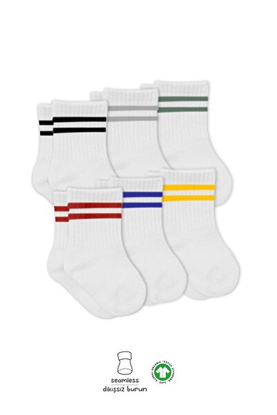 Bistyle Bistyle Baby Girl Organic 6-Piece Children's Socks
