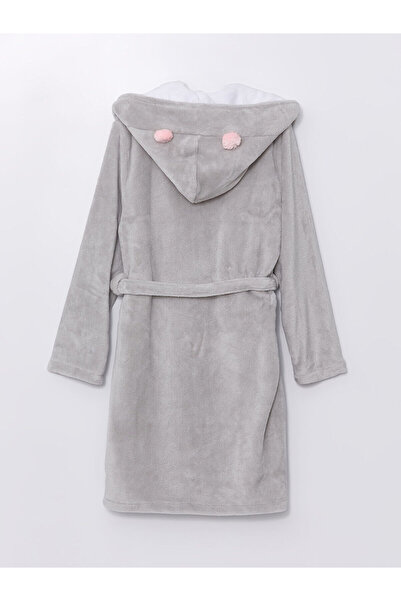 LC Waikiki Lcwk Kapüşonlu Baskılı Uzun Kollu Kadın Sabahlık