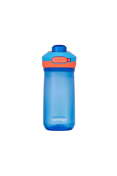 Contigo Jessie Tritan Bass Children's Water Bottle with Inner Lid 420ml - Blue