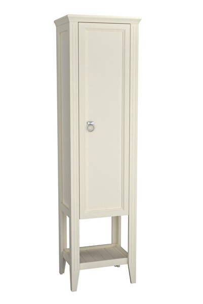VitrA Valarte 62245 Boy Dolabı,mat Fildişi, Krom Kulplu, 55 Cm