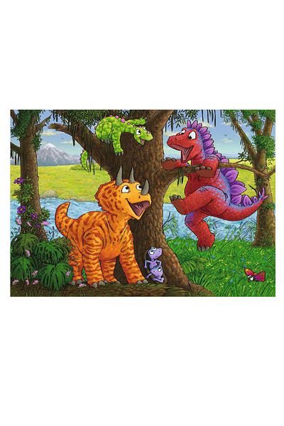 RAVENSBURGER Dinosaurs 2x24 Puzzle - Rpk 050307