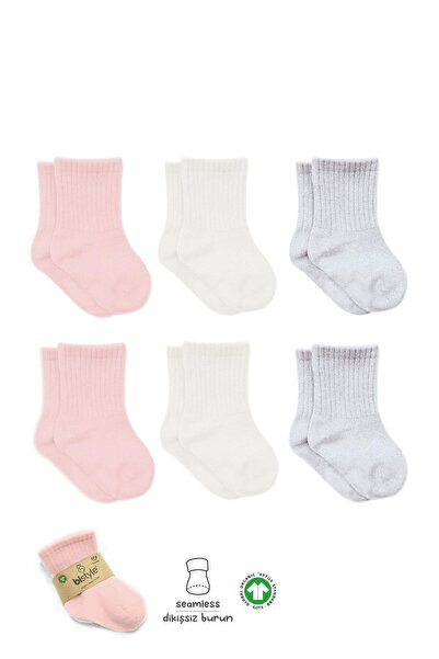Bistyle Bistil Kız Erkek Bebek Organik Basic Uzun Soket Çorap