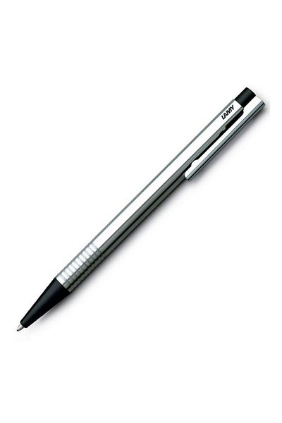 Lamy Metallic Gray Logo Ballpoint Pen - m Nib 205-S