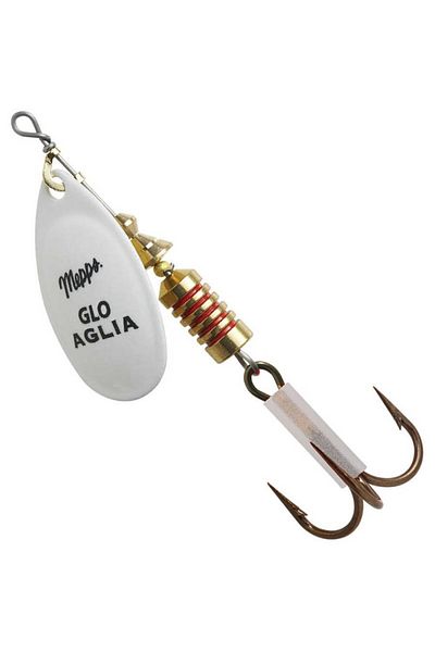 MEPPS Aglia Phospho Fishing Spoon - Phosphor White, Model No:1