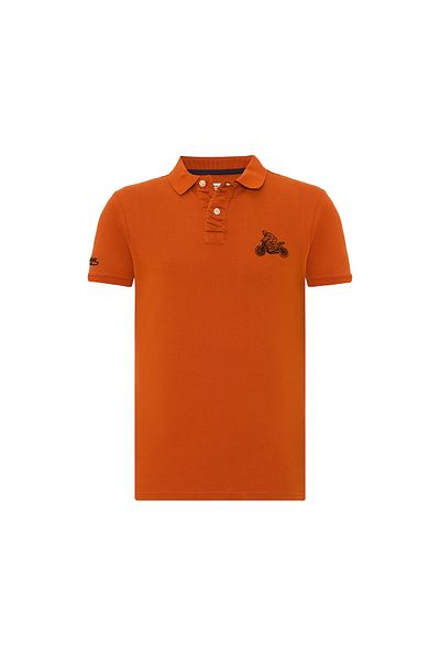 ROUTEFIELD Pax Orange Men's Polo T-Shirt