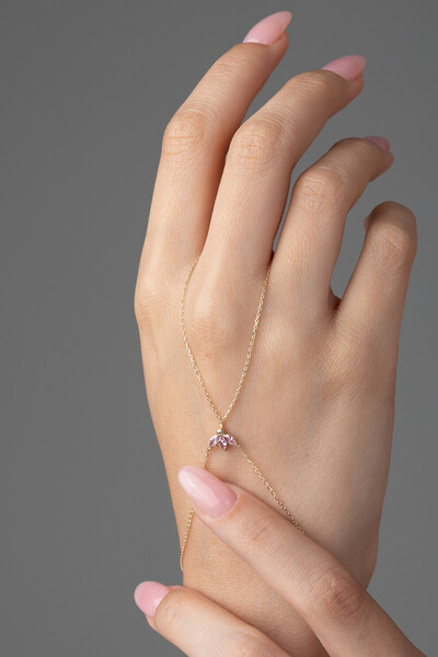 Kolyecik 14 Ayar Altın Lotus Şahmeran