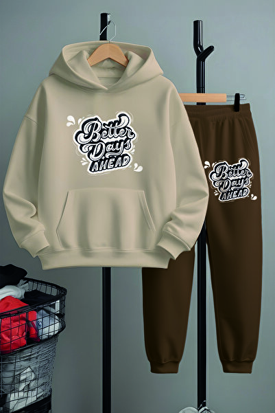 MYADA Set de trening cu imprimeu Better Days Ahead cu design personalizat 22658