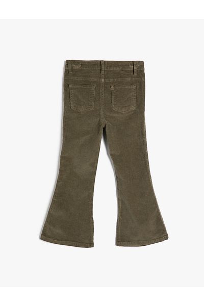 Koton Samthose mit Schlitzdetail