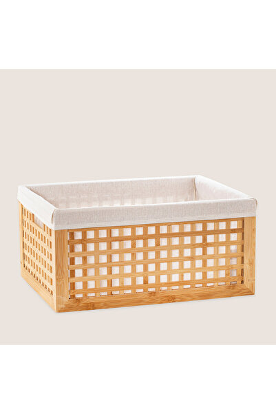 Chakra Bamboo Basket 42x32 Cm Natural