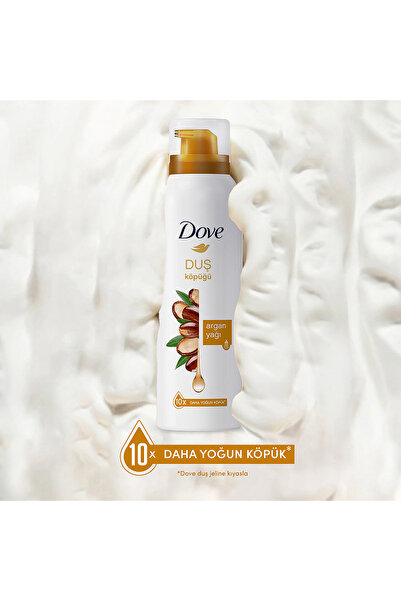 Dove Köpük Duş Jeli Argan Yağı 200 Mlx1 Duş Köpüğü Deeply Nourishing Formül 200 ml X1