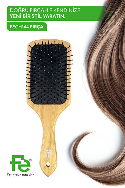 Fe Ahşap Kare Fırça