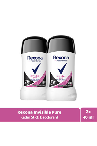 ROSSMANN Motionsense Kadın Stick Deodorant Invisible Pure 40 ml X2