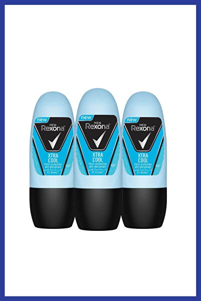 Rexona Men Erkek Roll On Deodorant Xtra Cool 20 ml X3
