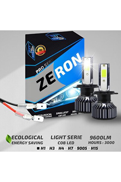 ZERON Xenon H1 Led Araba Far Ampül Xenon Led Uzun Kısa Şimşek Etkili Pro Seri...