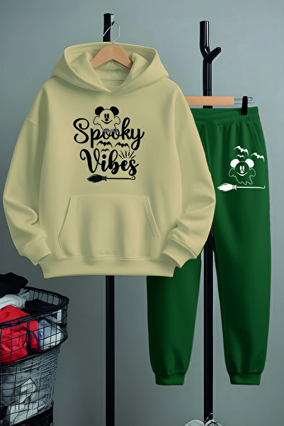 MYADA Nova sezona Spooky Vibes Štampano donji i gornji deo dečije trenerke se...