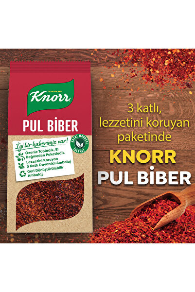 Knorr Baharat Serisi Pul Biber 65gr Karabiber 60gr Kuru Nane 25gr Kekik 20gr