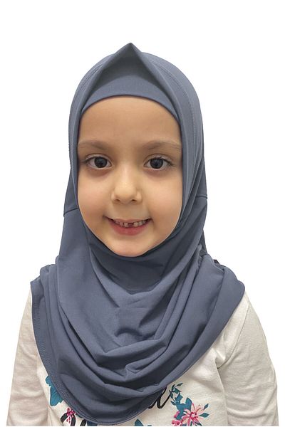 ihvanonline Gray Children's Scarf - Practical Ready Snap