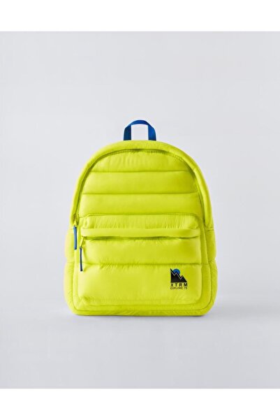 MnKids Dolgulu Sırt Çantası-Neon