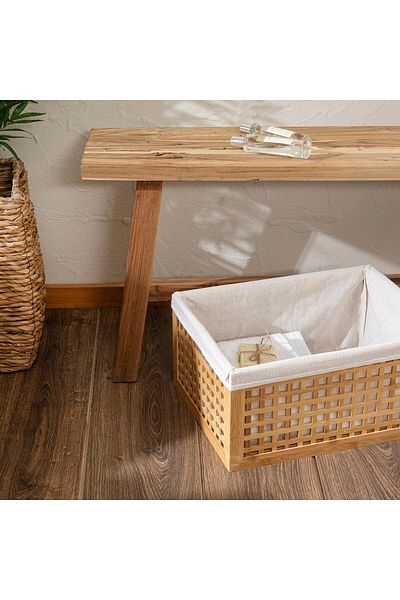 Chakra Bamboo Basket 42x32 Cm Natural