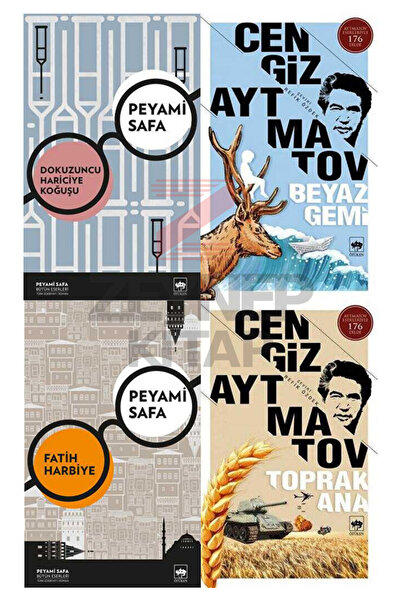 Ötüken Neşriyat 5-6-7-8. Sınıf Okuma Seti(Beyaz Gemi-Toprak Ana-Fatih Harbiye...