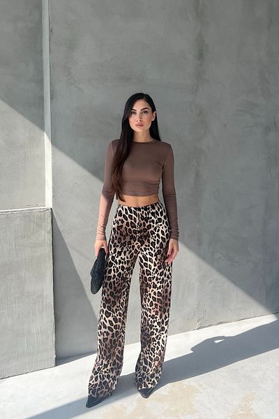 Seda Yalçın Atelier Καφέ Padma μακρυμάνικο Crop