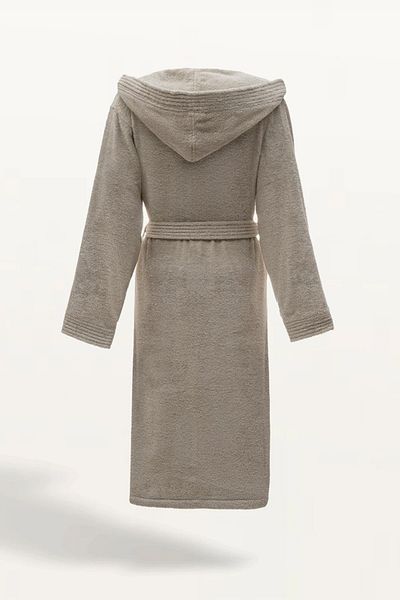 Ecocotton Ecosoft New γυναικείο μπεζ μπουρνούζι από 100% οργανικό βαμβάκι M