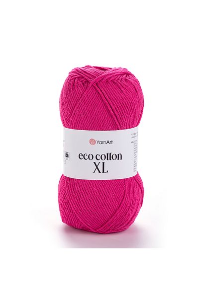Yarnart Eco Cotton Xl - Πλεκτό Χέρι Νήμα Φούξια-775