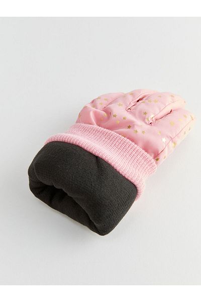 LC Waikiki Star Printed Girl's Snow Gloves from Aymira Clothing