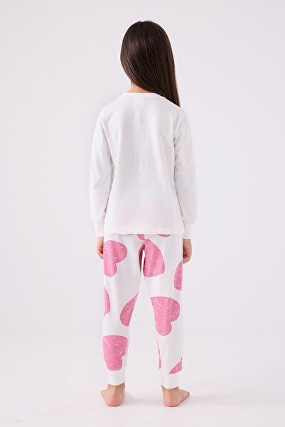 Rolypoly Girl's Single Jersey Woven Pajama Set