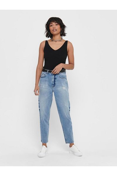 JDY Jdynanna S/L Top Knt Noos - Black 15180497