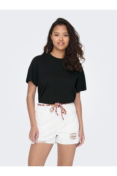 JDY JDYPISA تي شيرت أسود - JRS NOOS 15292431 موديل S/S