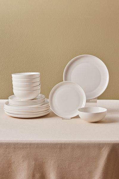 Karaca Stream Bone Remi 18-Piece Dinnerware Set for 6