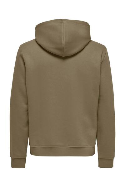 Only & Sons Onsconnor Reg Sweat Hoodie Noos 22029225 Caribou
