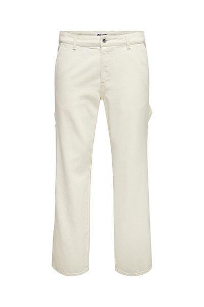 Only & Sons Onsedge Straight Car Ecru1088Pimdnm Noos 22031088   Ecru