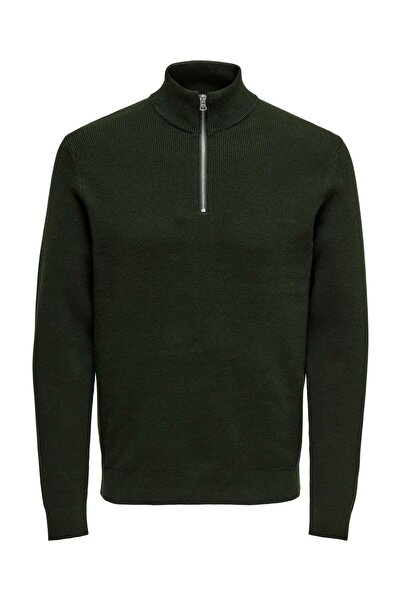 Only & Sons Onsphil Reg 12 - Struc Half Zip Knit Noos Rosin 22023210
