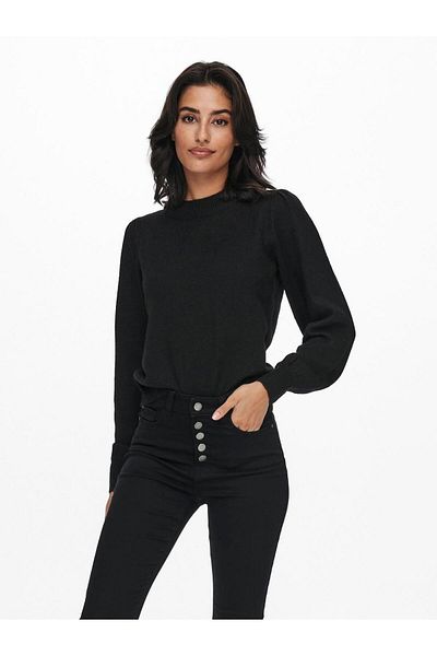 JDY Jdyrue Life - L/S Pullover Knt Noos 15216638   Black