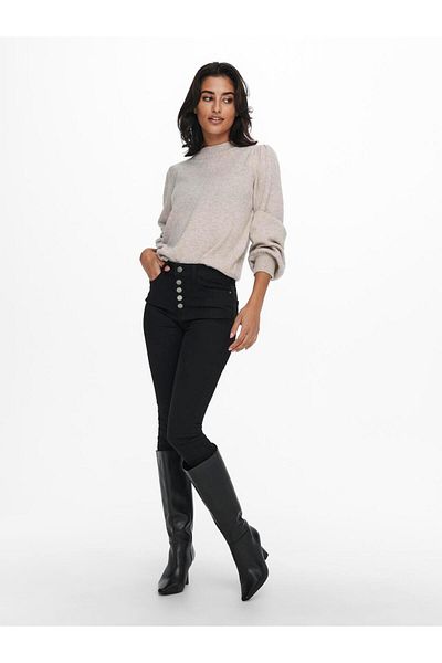 JDY Jdyrue Life - Chateau Gray L/S Pullover Knt Noos 15216638