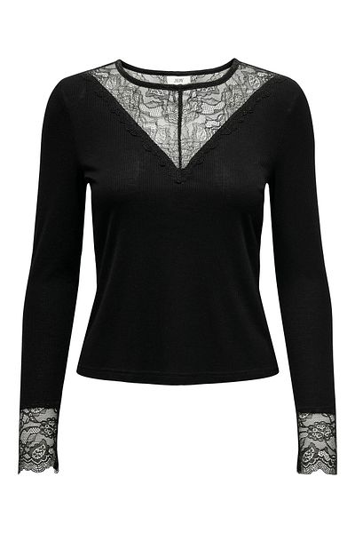 JDY Jdyroxy - Jrs Noos 15317464   Black Lace Top