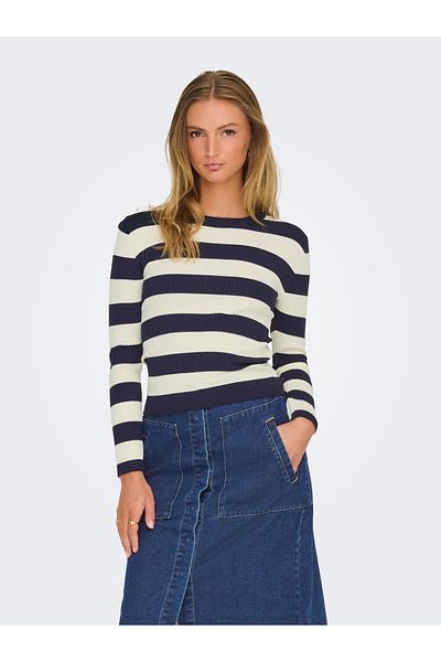 JDY Sky Captain Jdyplum O-Neck Pullover Knt Noos 15277223   - L/S