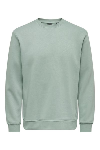 Only & Sons Onsconnor Reg Crew Neck Sweatshirt - 22029226   Chinois Green