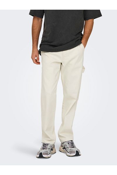 Only & Sons Onsedge Straight Car Ecru1088Pimdnm Noos 22031088   Ecru