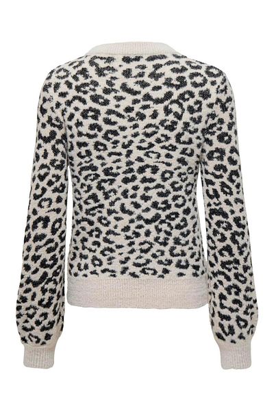 JDY JDYLORRAINE ANIMAL L/S PULLOVER KNT NOOS 15292890 Cement