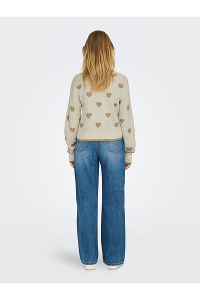 JDY JDYROMANCE L/S JACQ. PULLOVER KNT NOOS 15314768 Birch