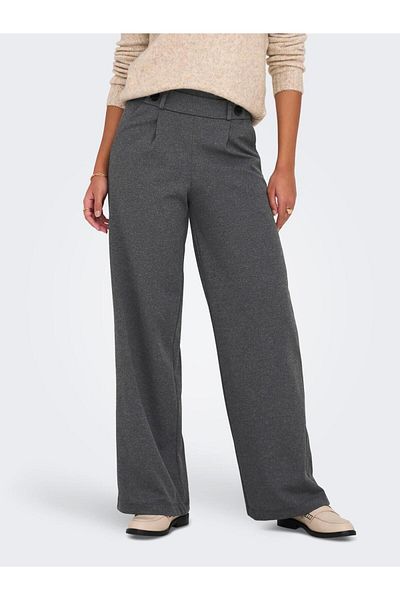 JDY Jdygeggo New Long Pants - Jrs Noos 15208430 , Gray Melange