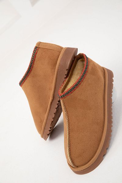 SOHO Tan Suede Women's Boots - 19963 Model Suede Women's Boots & Booties